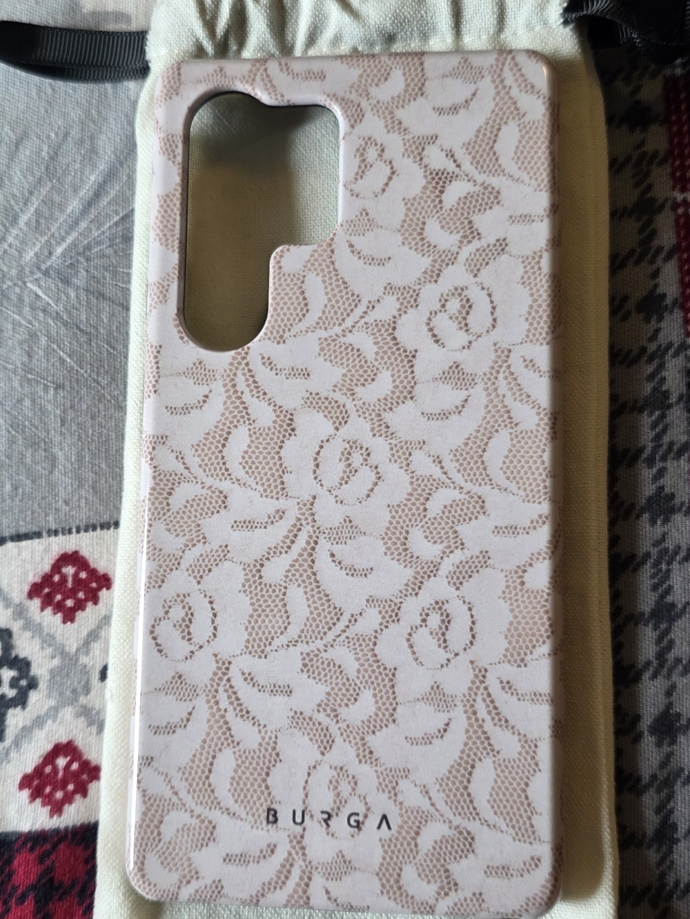 Pink Floral Lace Pattern Phone Case
